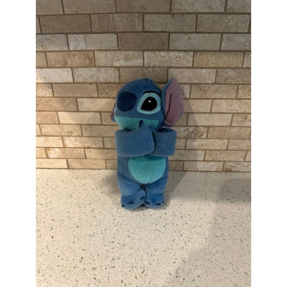 Disney Parks‎ Lilo & Stitch Snuggle Snappers Hugger Blue Plush Slap Bracelet